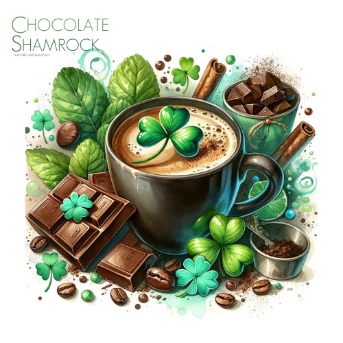 🍀 Chocolate Shamrock – Minty, Chocolatey, Pure Magic ☕✨