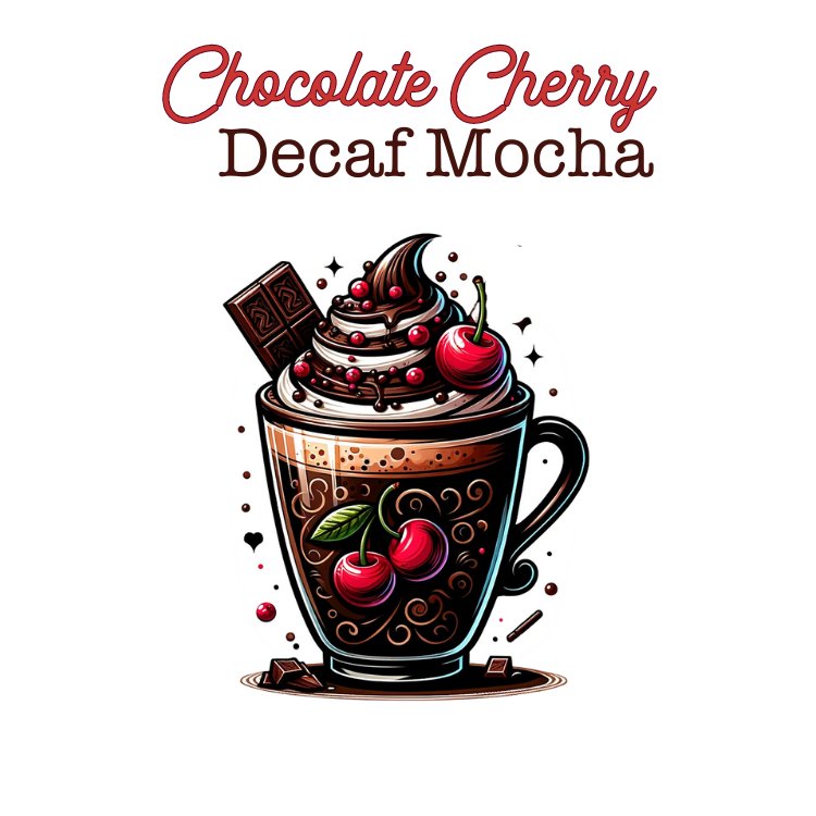 Chocolate Cherry Mocha Decaf - Java Momma