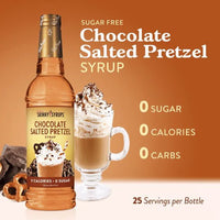 Thumbnail for Chocolate Salted Pretzel Syrup - Sugar Free - Java Momma