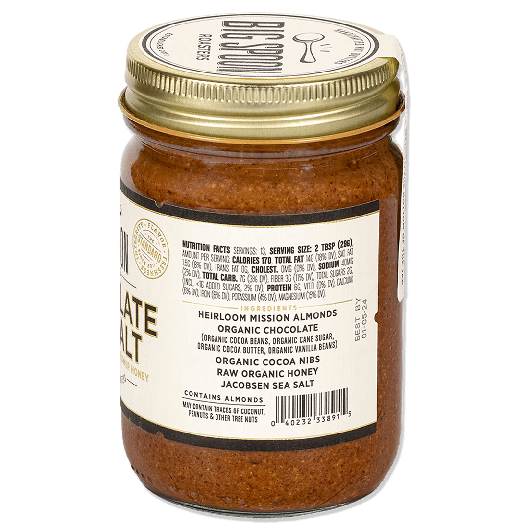 Chocolate Sea Salt Almond Butter - Java Momma