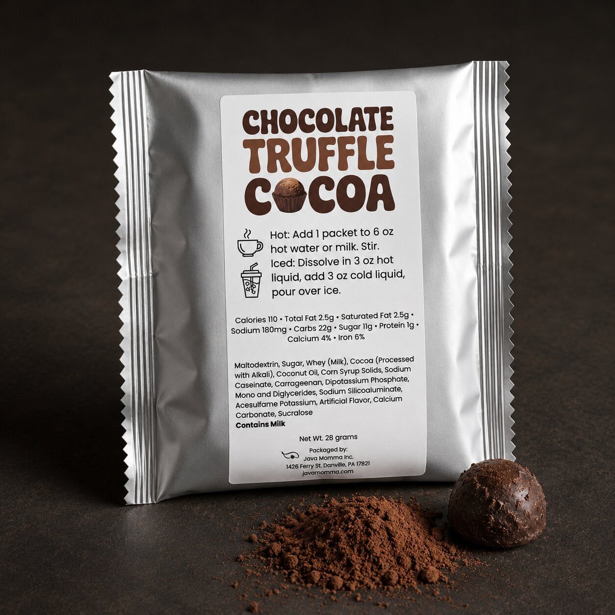 Chocolate Truffle Cocoa Drink Mix