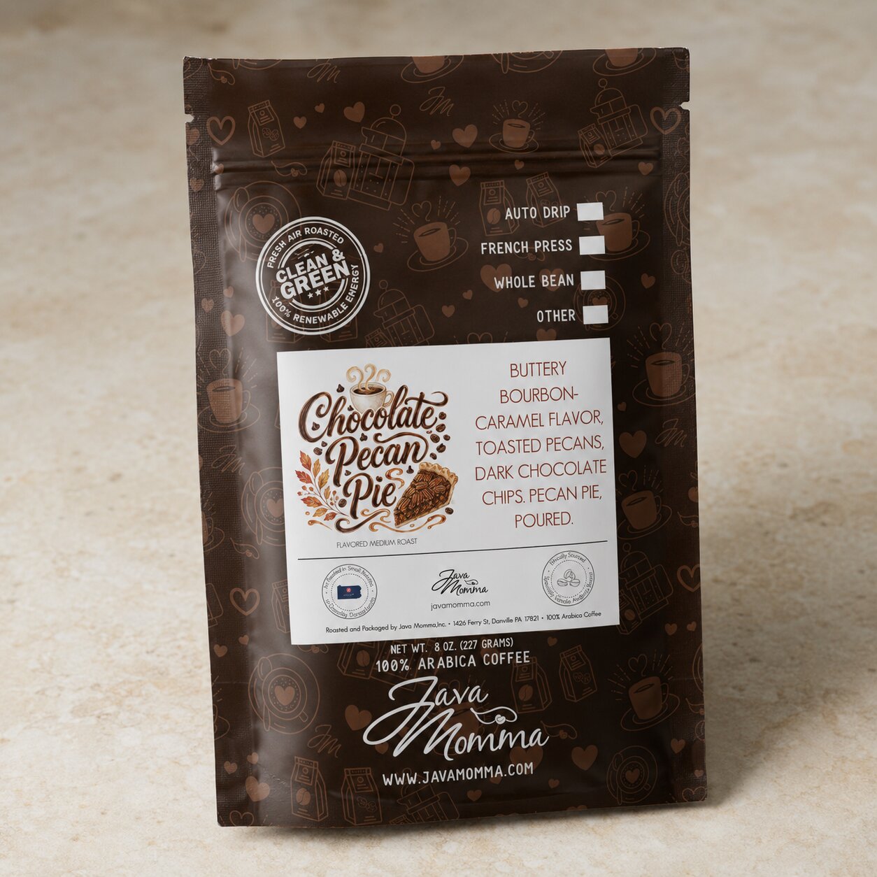Chocolate Pecan Pie Coffee | Fall Flavors