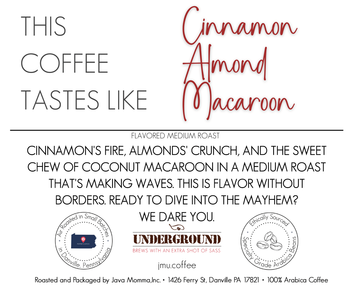 Cinnamon Almond Macaroon Flavored Coffee - Java Momma