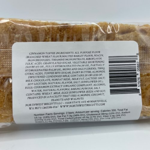 Cinnamon Toffee Biscotti Double Pack - Java Momma