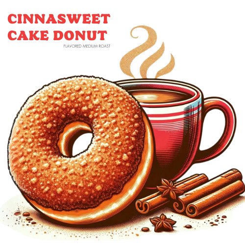 CinnaSweet Cake Donut Flavored Coffee - Java Momma