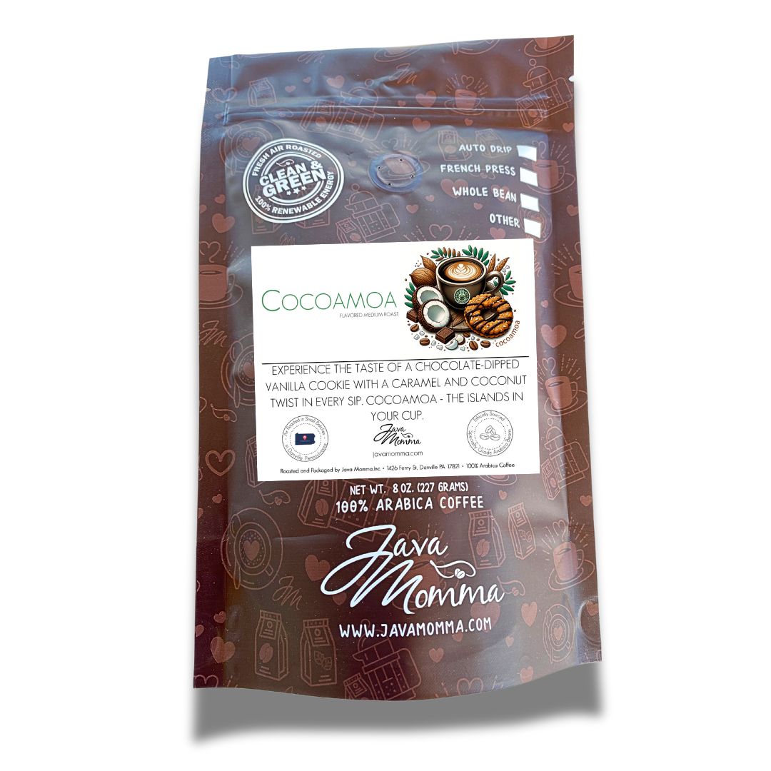 Cocoamoa Coffee | Chocolate Coconut Caramel | Java Momma