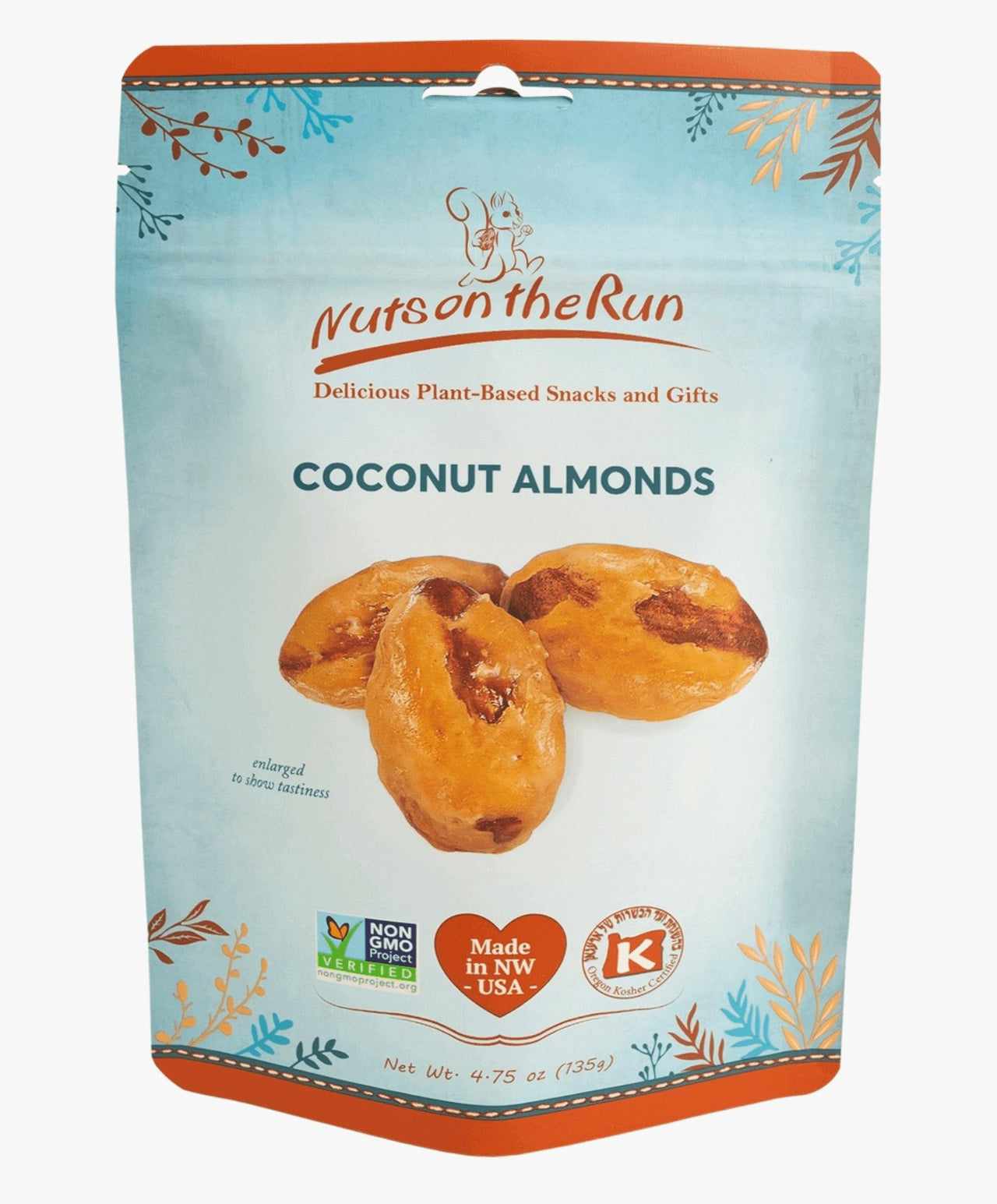 Coconut Almonds - Nuts on the Run - Java Momma