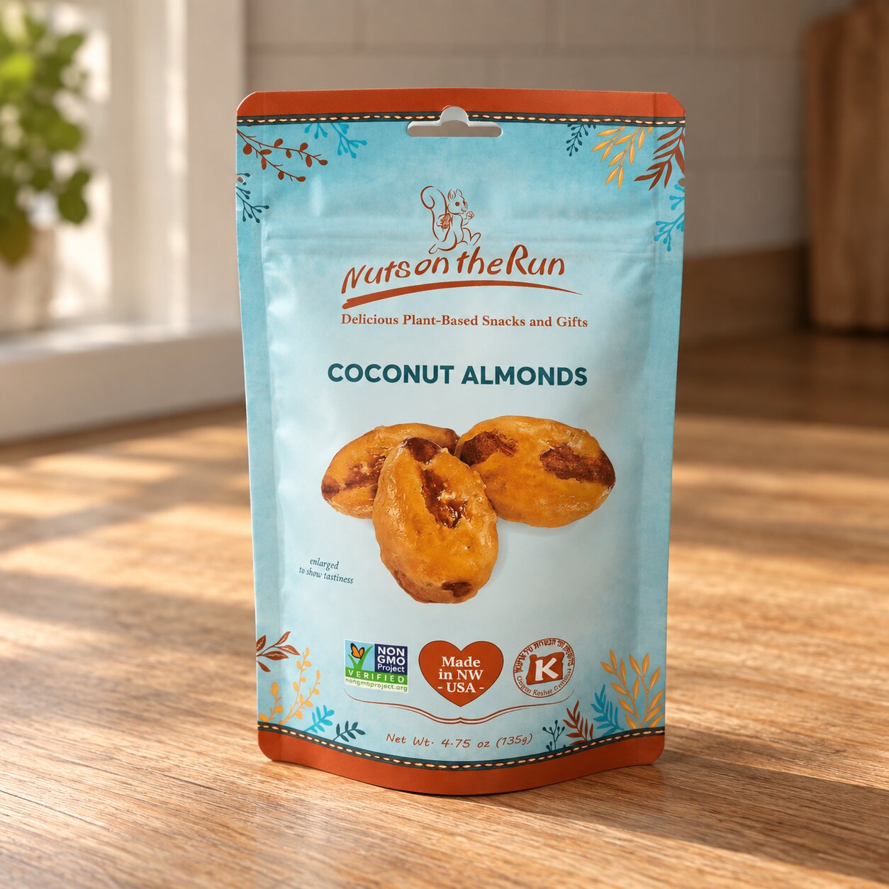 Coconut Almonds - Nuts on the Run