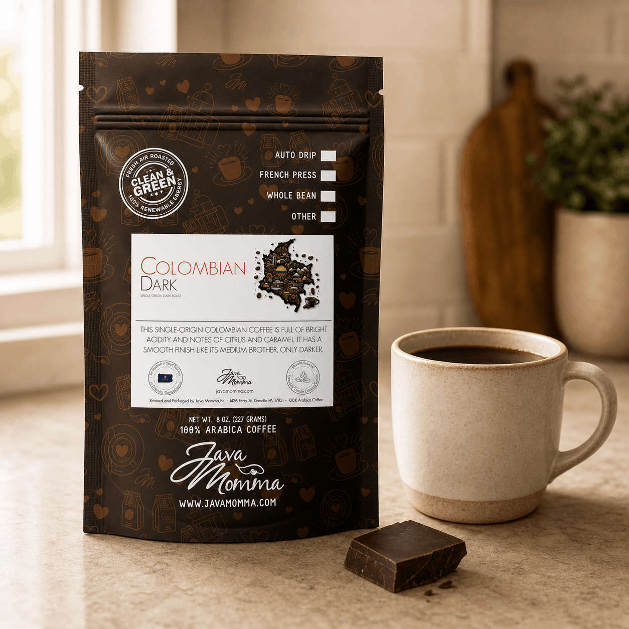Colombian Dark Roast – Java Momma