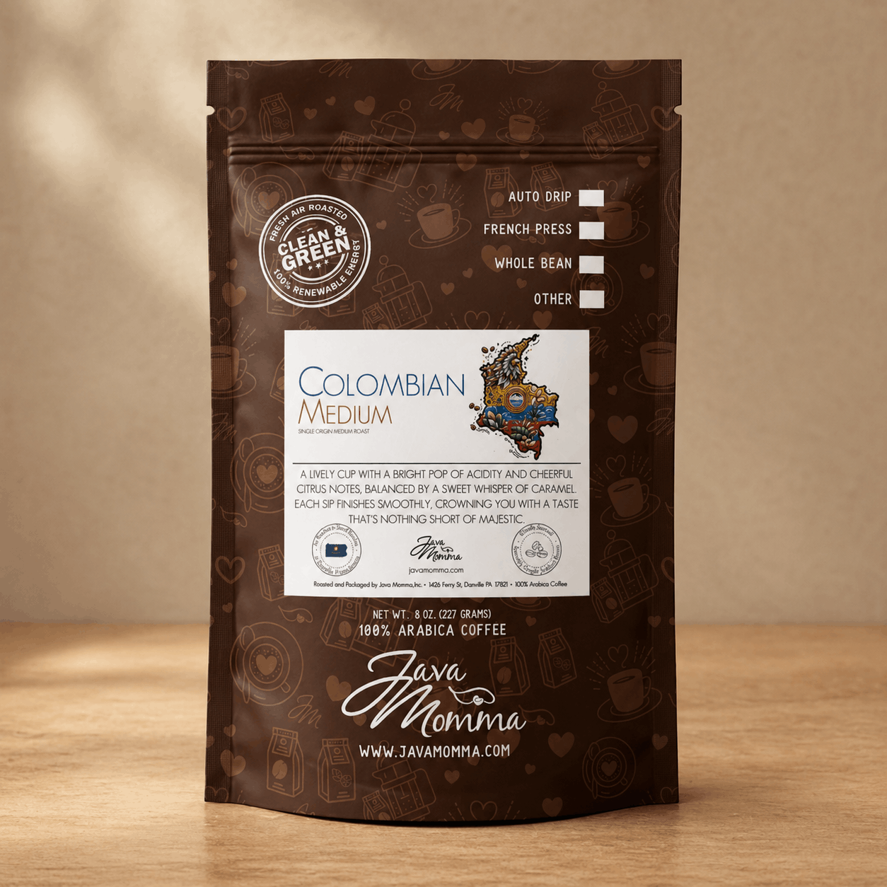 Colombian Medium Roast | Java Momma | Single Origin