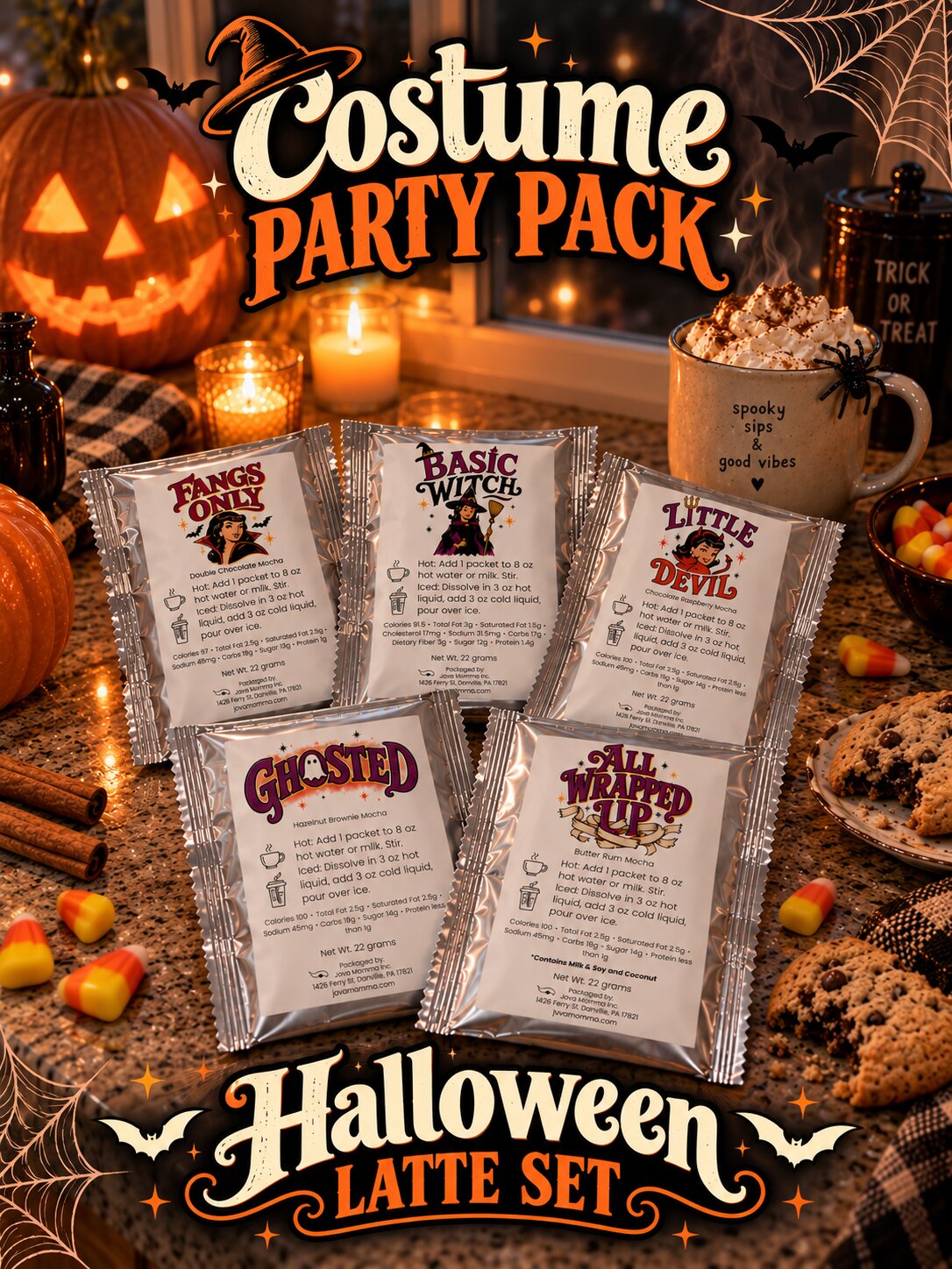 The Costume Party Pack - Halloween Latte Collection