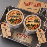 Thumbnail for Cryptid Bacon Coffee | Momma's Picks - 12 single serve cups featuring sweet maple and savory bacon flavors.