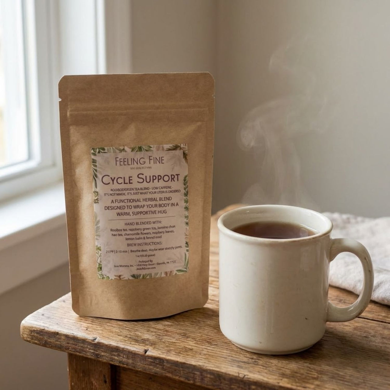 Cycle Support Tea– The Monthly Hug in a Mug That Gets You 😮‍💨🫖