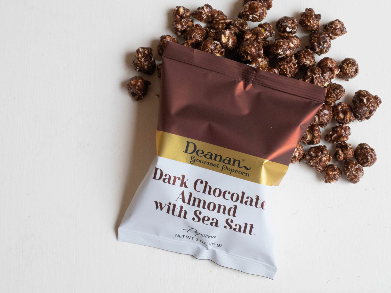 Dark Chocolate Almond with Sea Salt Popcorn - Java Momma