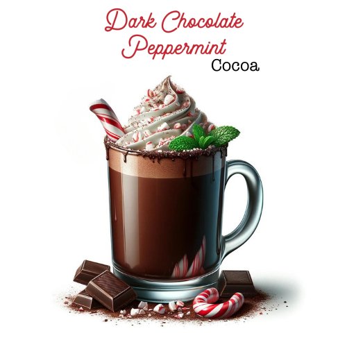 Dark Chocolate Peppermint Hot Cocoa - Java Momma