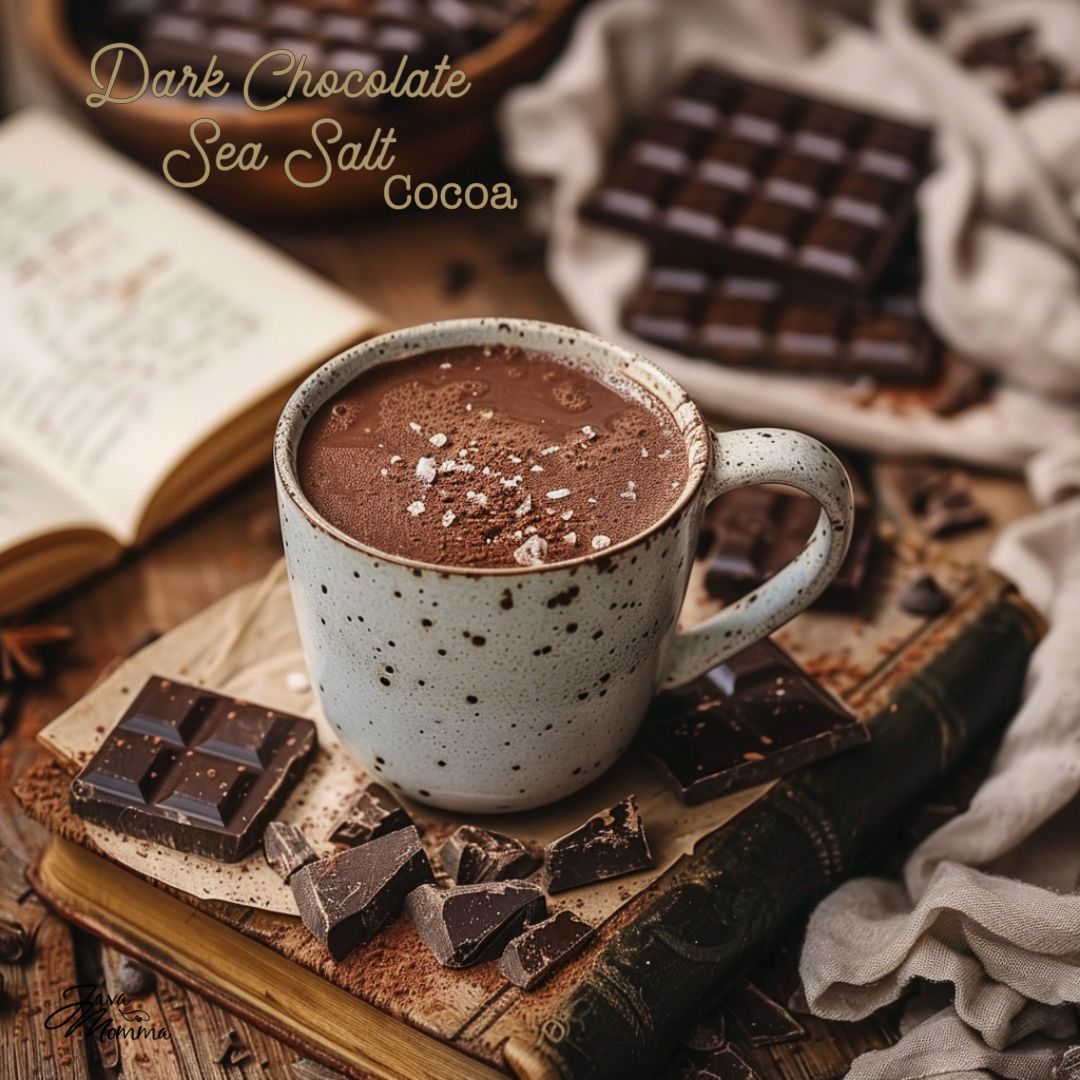 Dark Chocolate Sea Salt Hot Cocoa - Java Momma