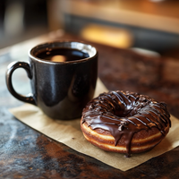Thumbnail for Dark Side Donut Flavored Coffee – Bold Brazilian Roast with Fudgy Chocolate & Glazed Donut Finish