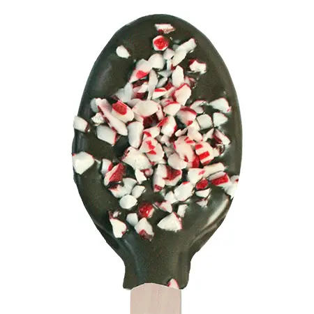 Peppermint Dark Chocolatey Dipped Spoon – Stir in Some Holiday Magic 🍫 ❄️☕