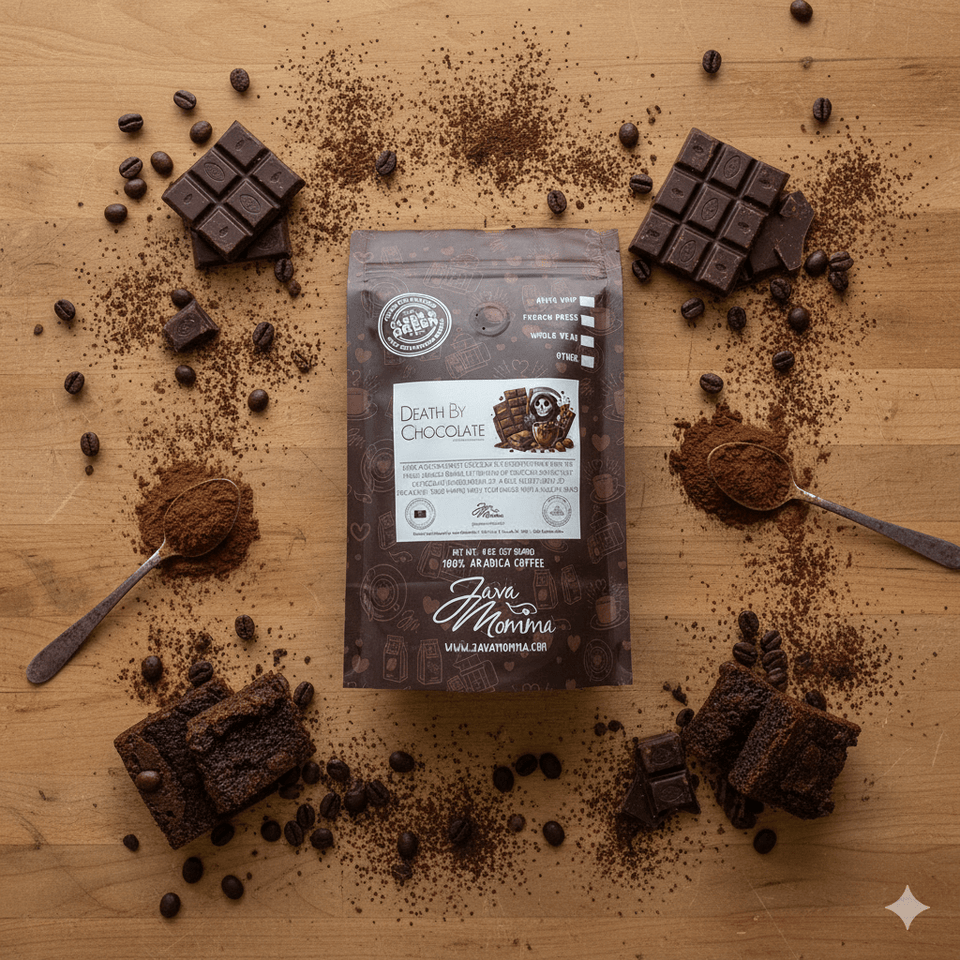 Death by Chocolate Flavored Coffee – Java Momma