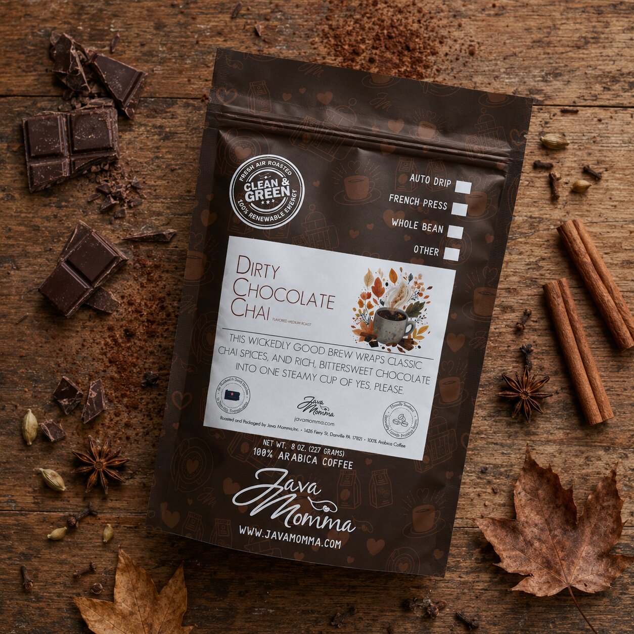 Dirty Chocolate Chai Coffee – Spicy, Chocolatey, & Sinfully Good