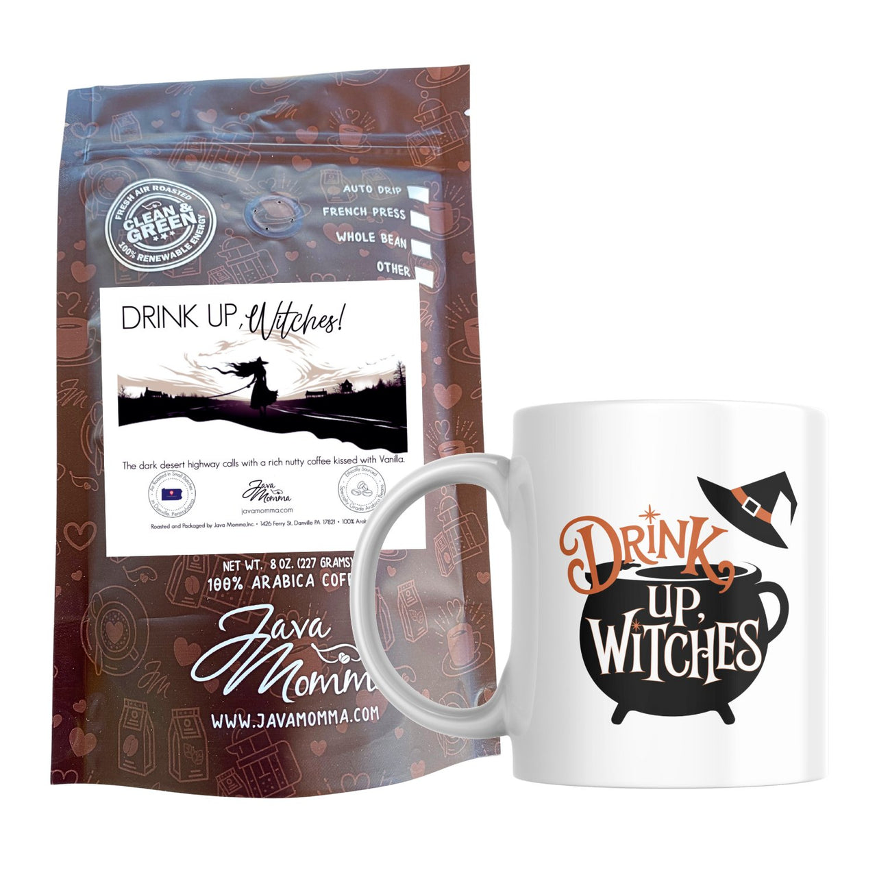 Drink up, Witches Flavored Coffee - Java Momma