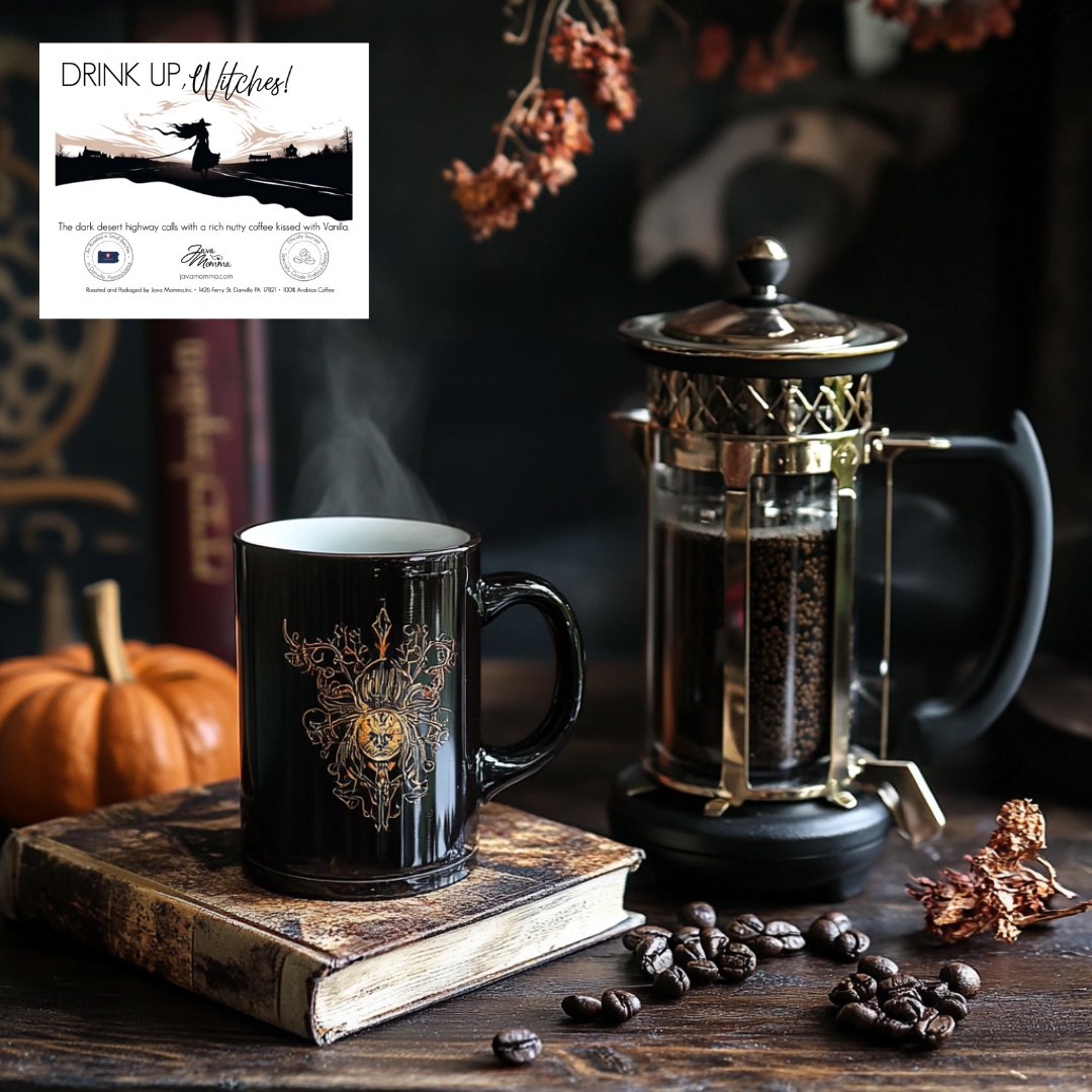 Drink up, Witches Flavored Coffee - Java Momma