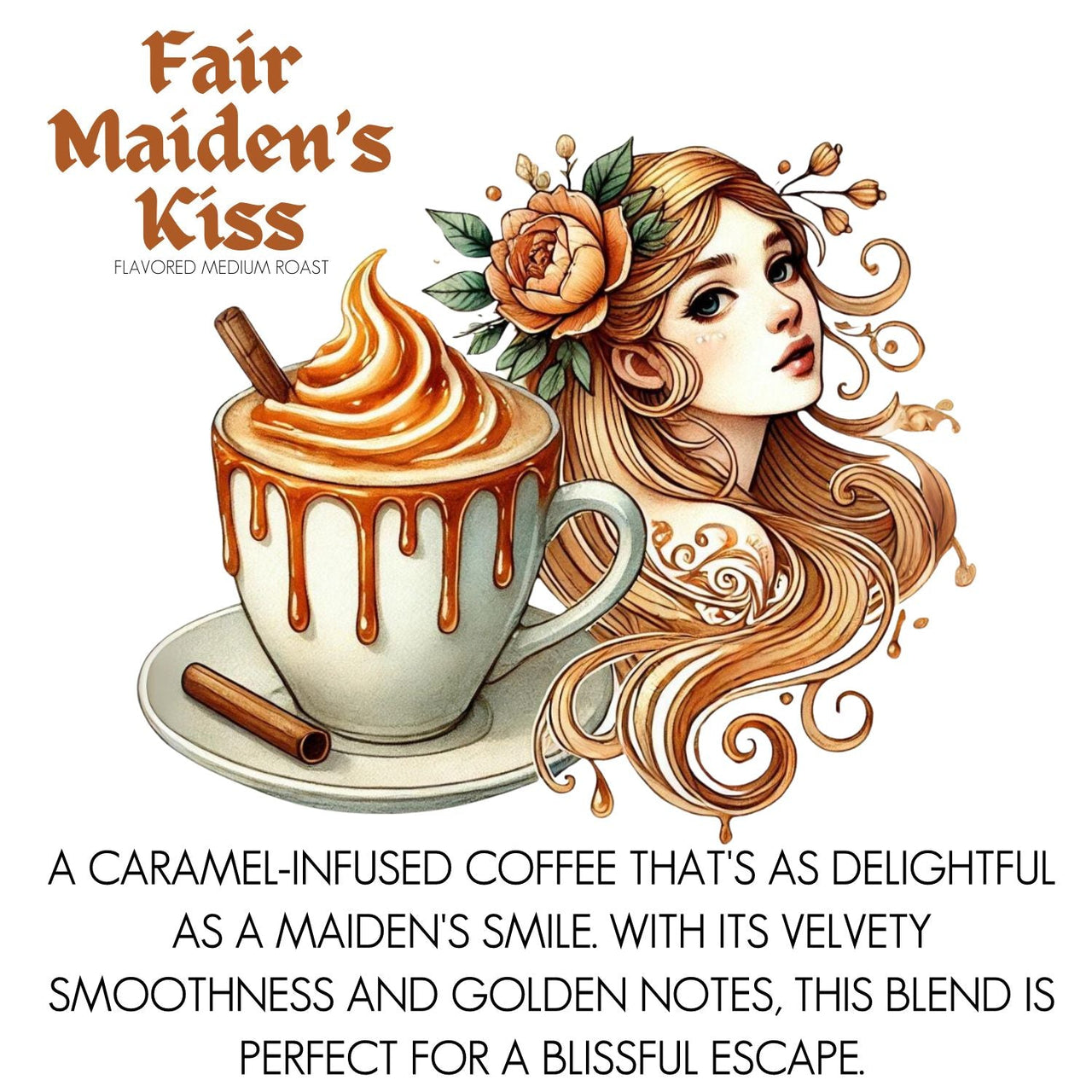 Fair Maiden's Kiss Flavored Coffee - Java Momma