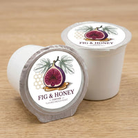 Thumbnail for Fig & Honey Coffee single serve pods by Java Momma — flavored medium roast, 100% Arabica, compatible with Keurig® machines