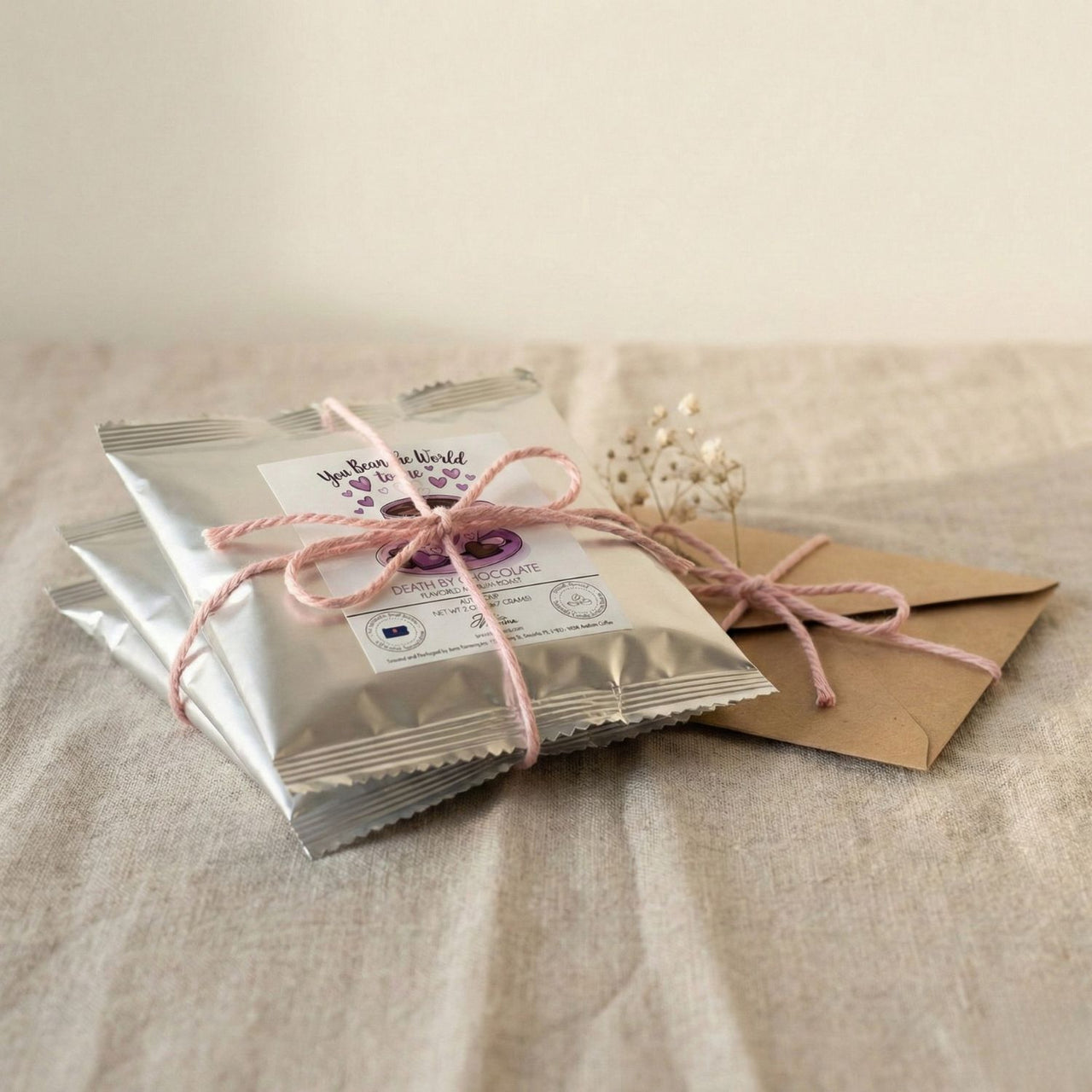 You Bean the World to Me Valentine - Death by Chocolate Flavored Coffee