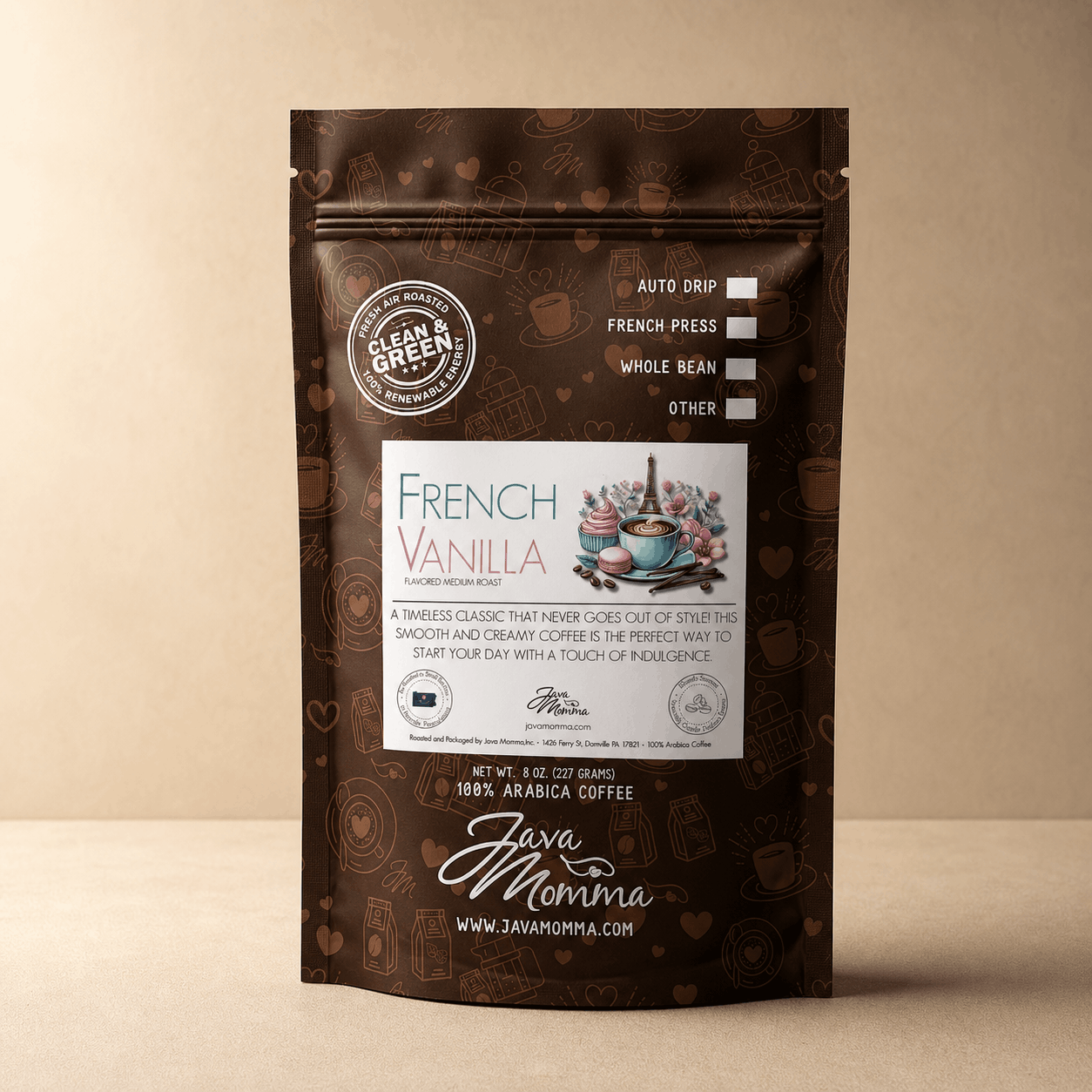 French Vanilla Flavored Coffee | Java Momma