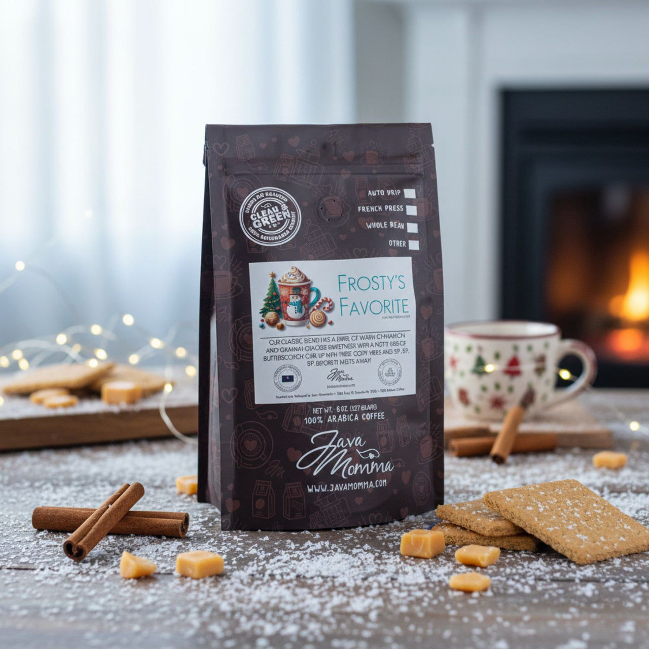 Frosty's Favorite – Cinnamon, Graham Cracker & Butterscotch Cozy Blend ❄️🎩