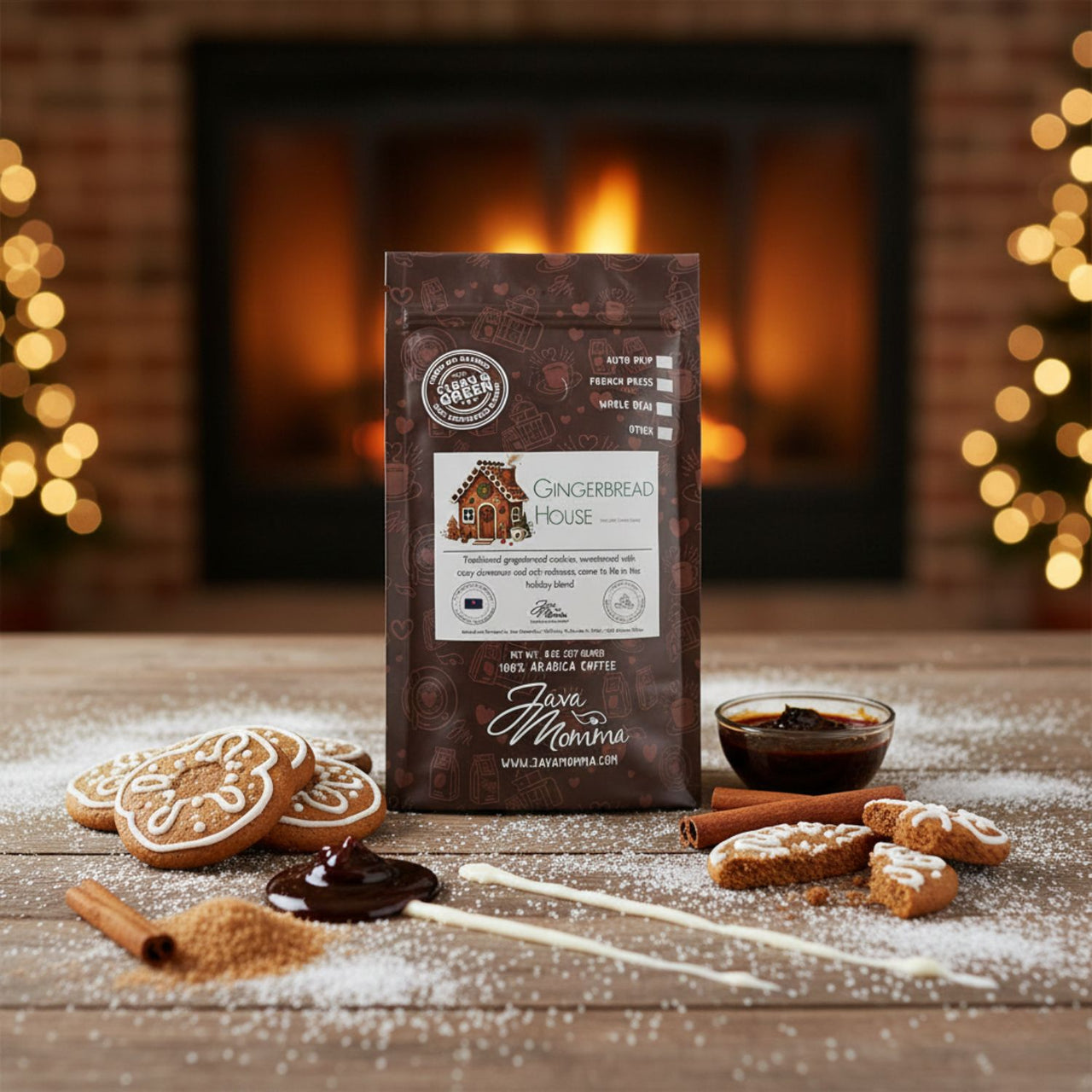 Gingerbread House Flavored Coffee – Sweet, Spiced, & Festively Cozy Holiday Coffee 🎄🍪