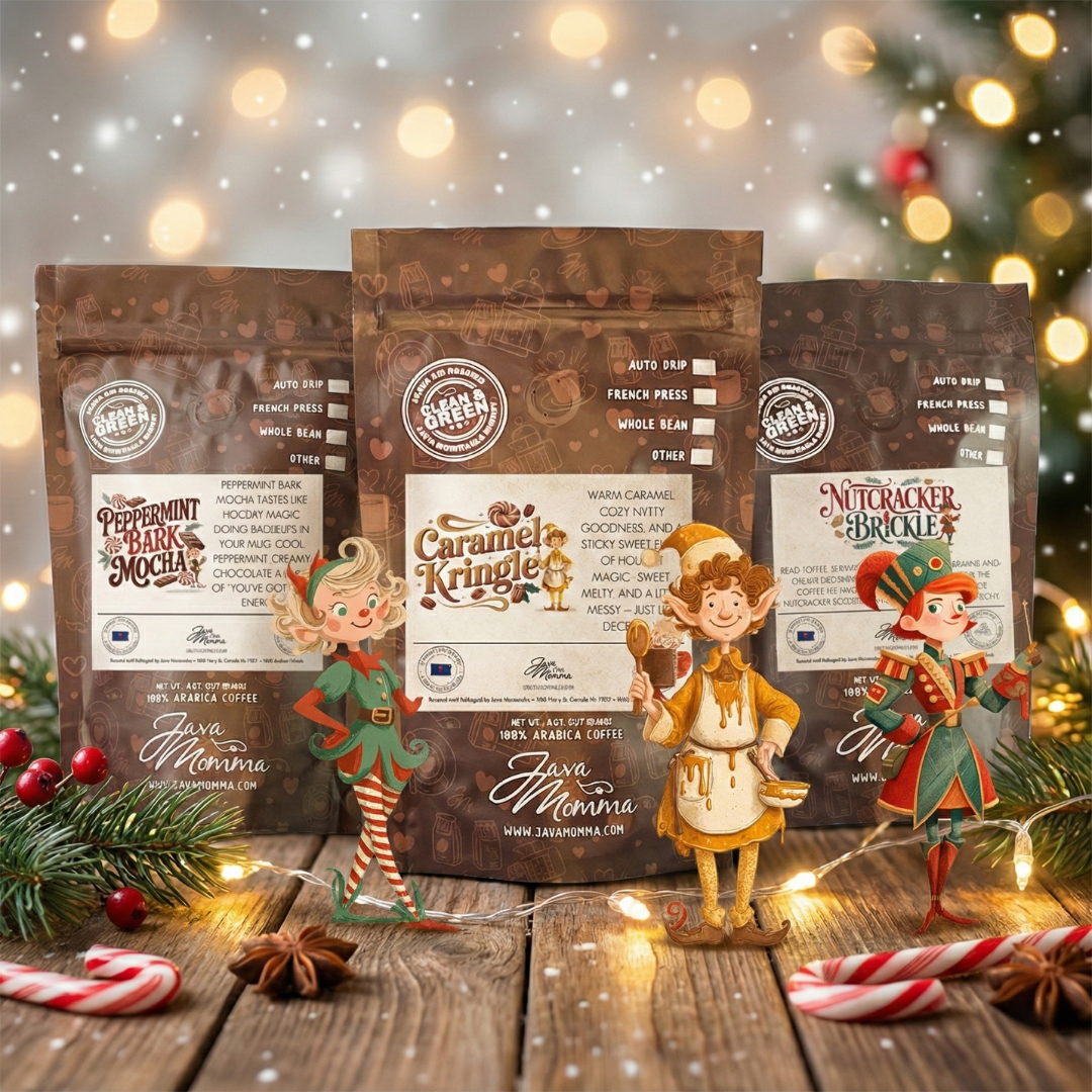 Momma’s Picks Monthly Coffee Box – 3 Exclusive Flavored Coffees