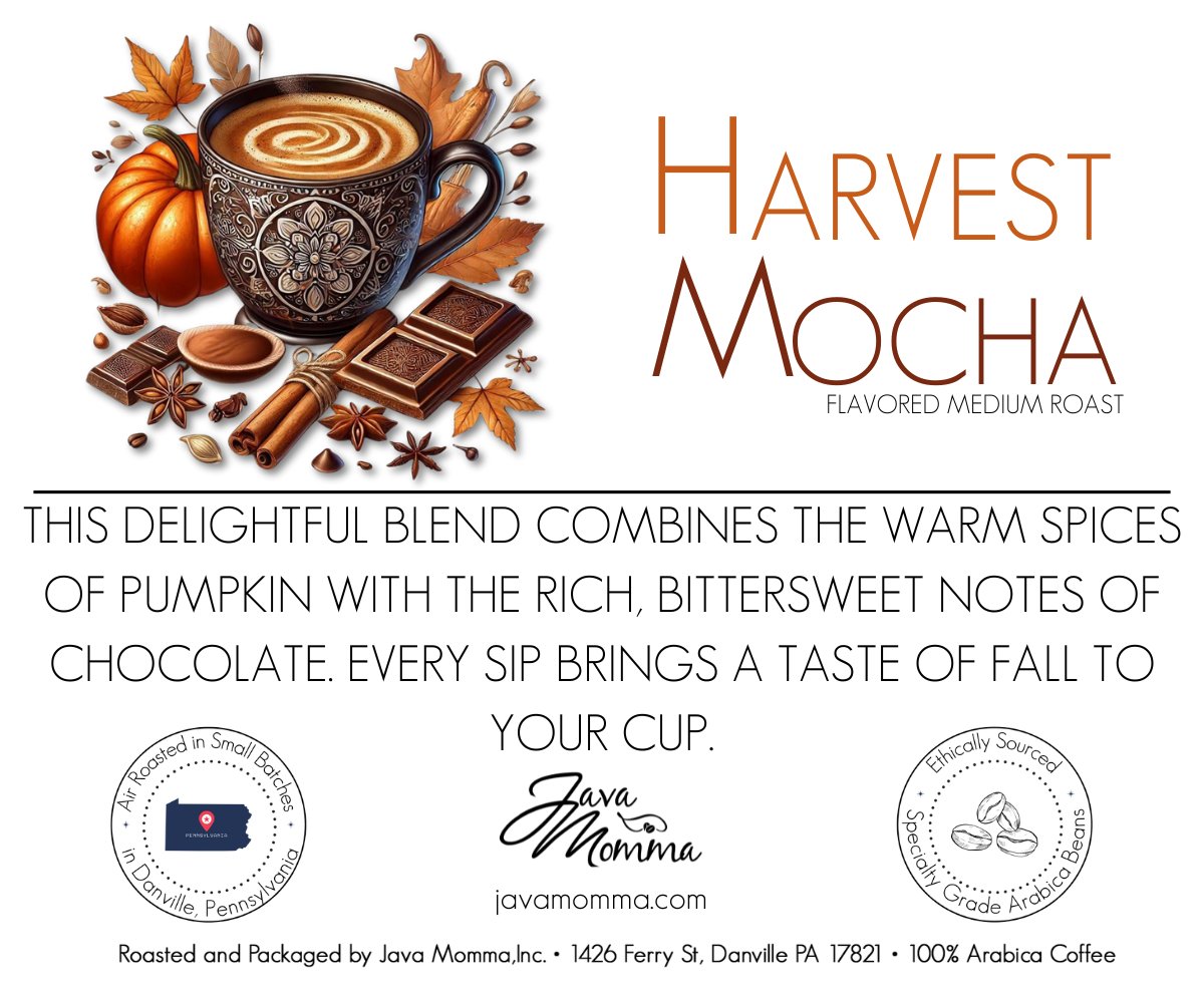 Harvest Mocha Flavored Coffee - Java Momma