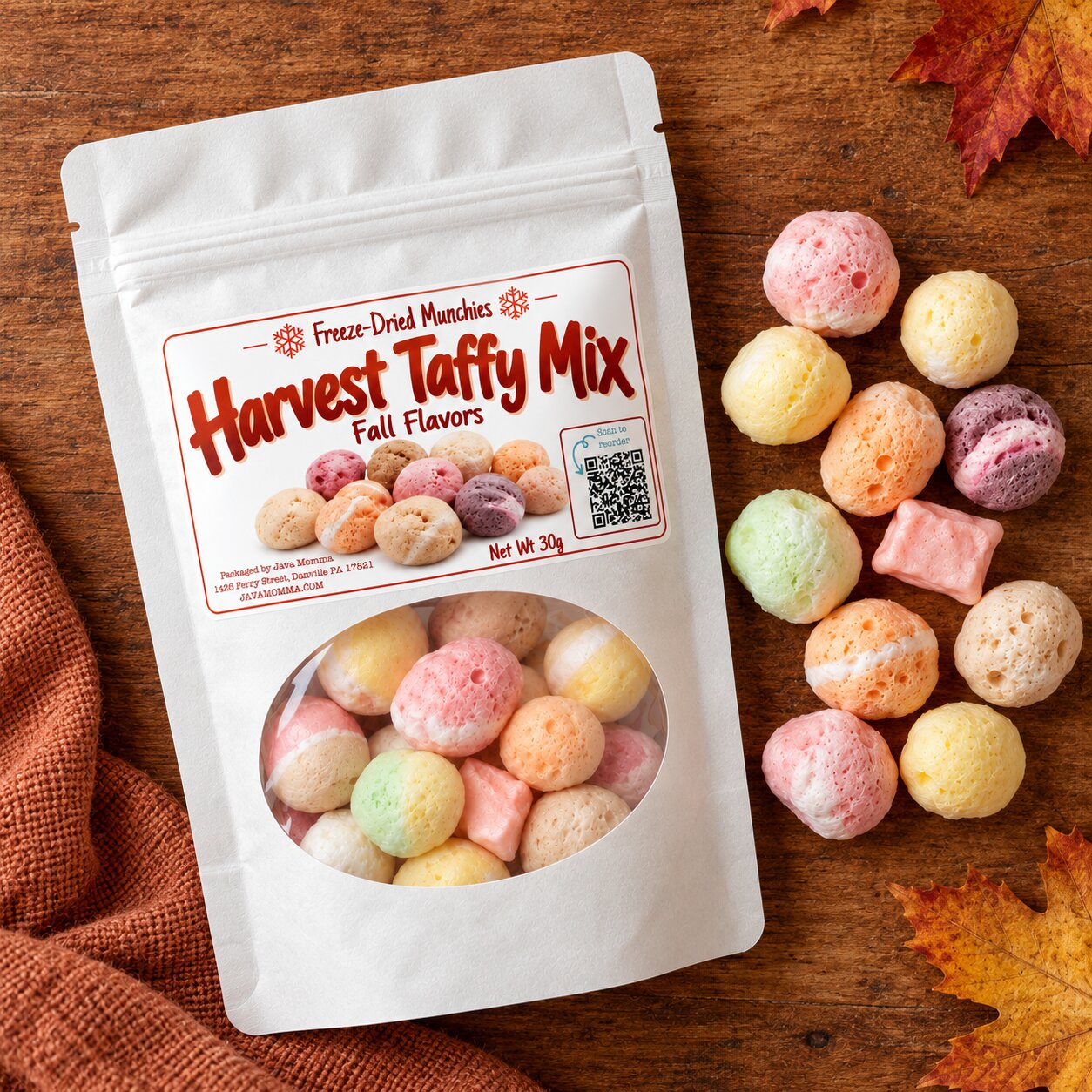 Harvest Mix Freeze-Dried Salt Water Taffy