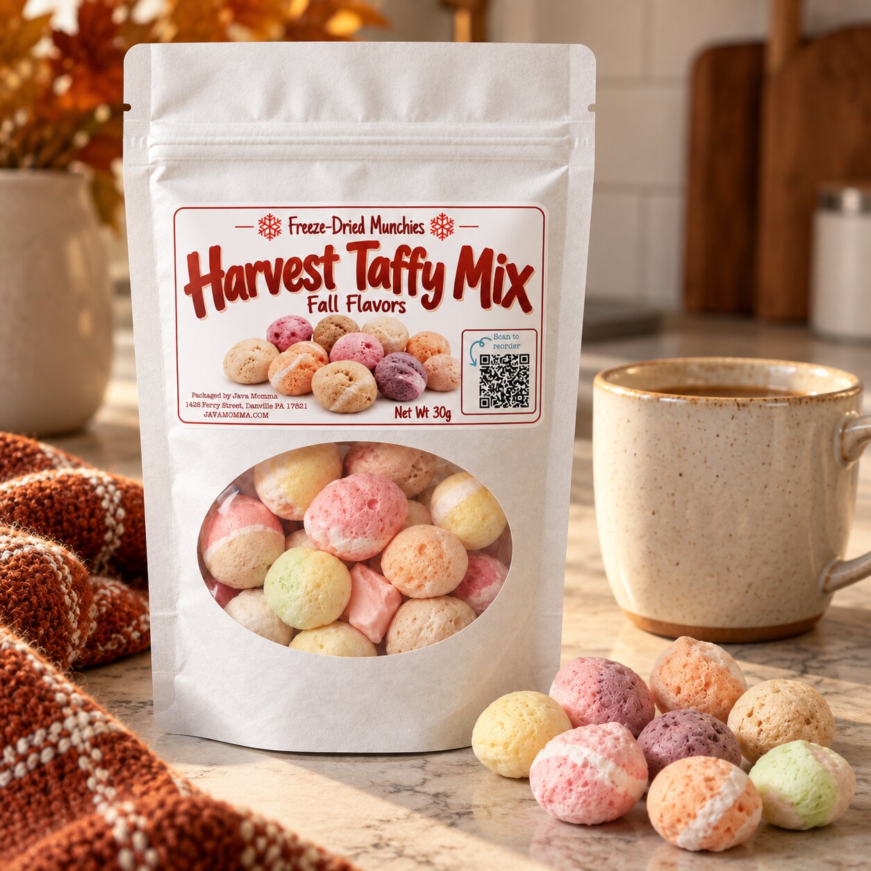 Harvest Mix Freeze-Dried Salt Water Taffy