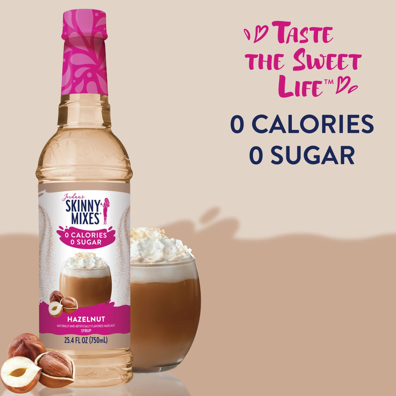 Hazelnut Skinny Syrup – Classic Nutty Elegance ☕🌰✨ - Java Momma