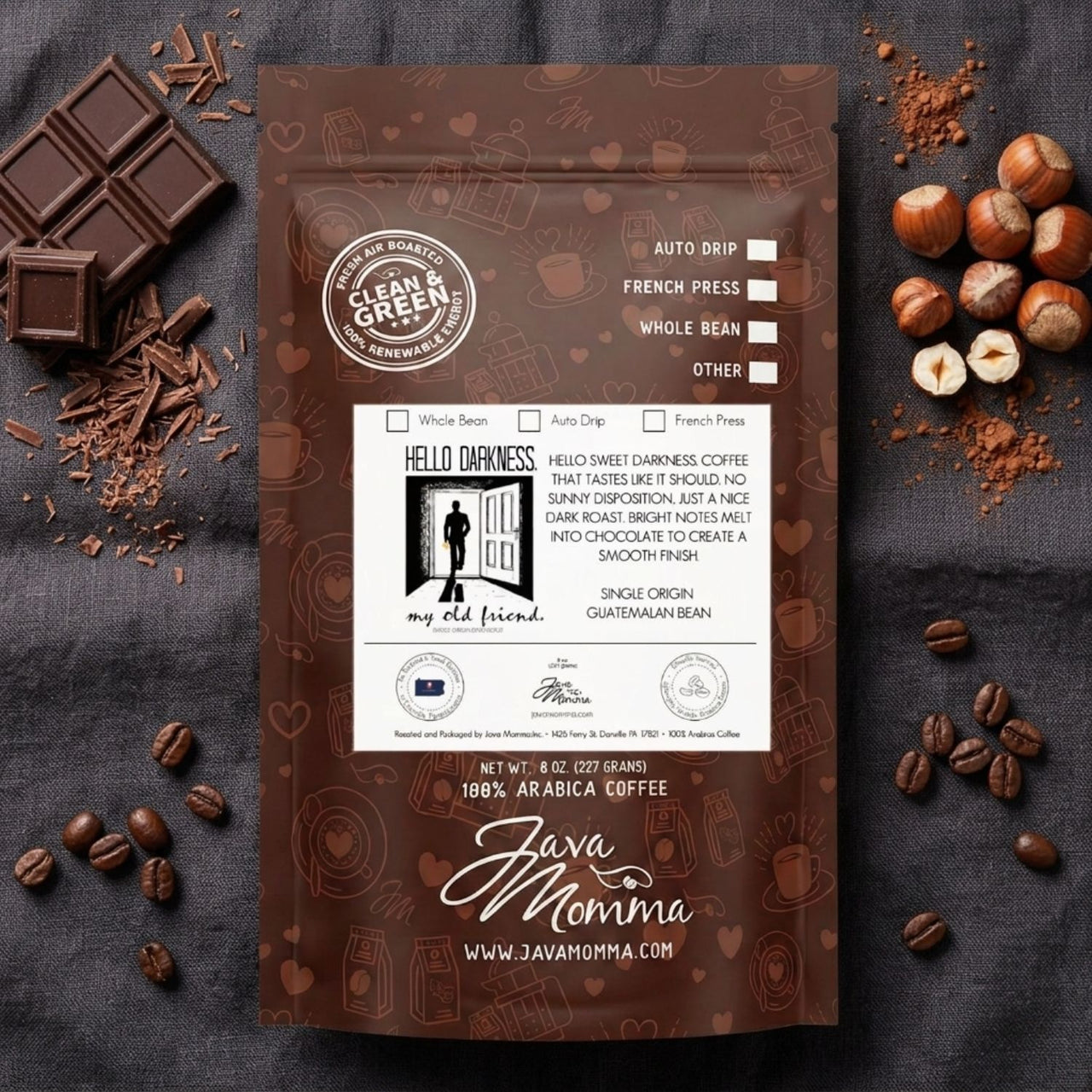 Hello Darkness My Old Friend – Bold Guatemalan Dark Roast Coffee