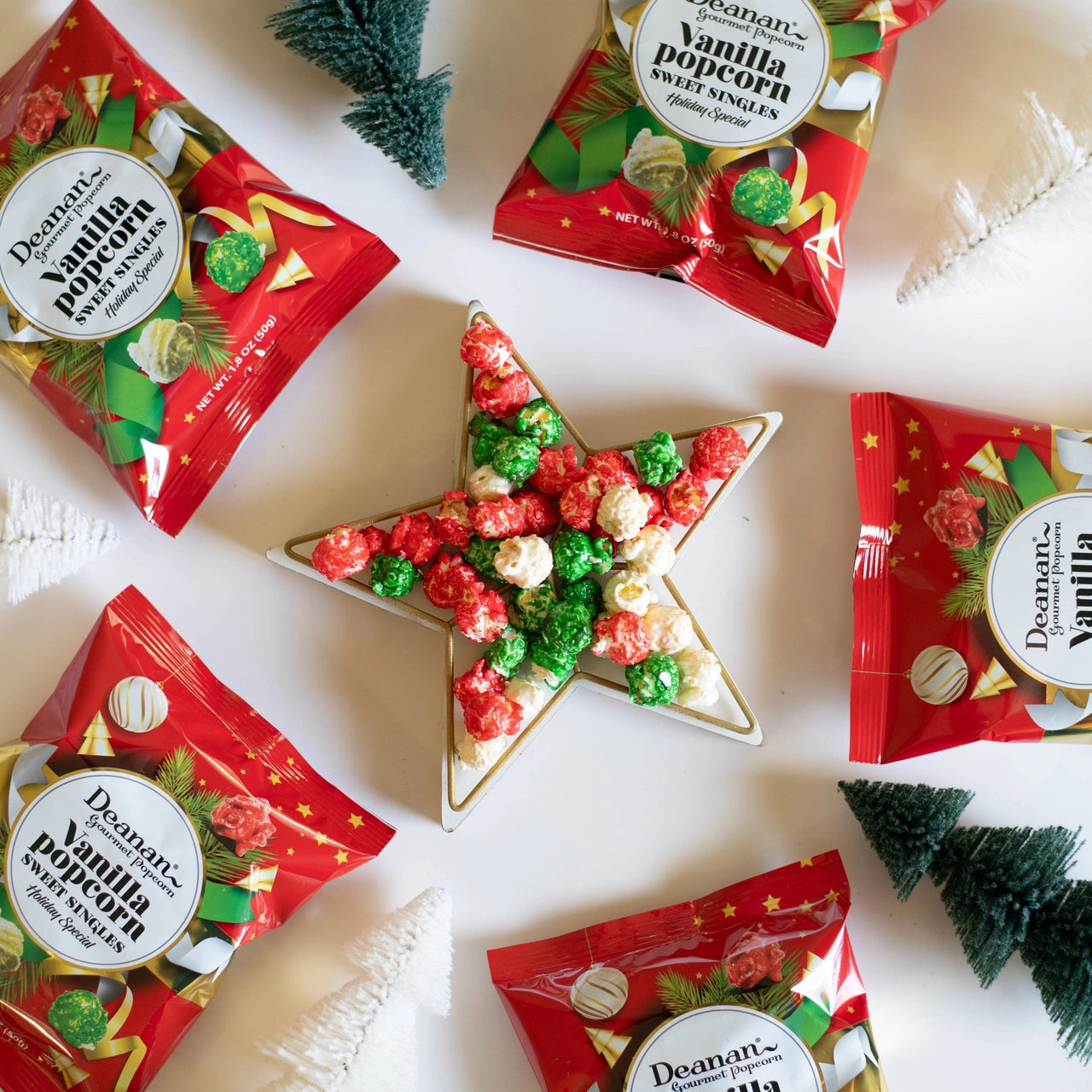 Holiday Vanilla Popcorn Sweet Singles – Festive Fun in Every Bite - Java Momma