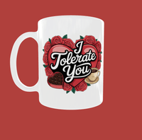 Thumbnail for I Tolerate You, But I Love Coffee Mug – 11oz of Truth - Java Momma