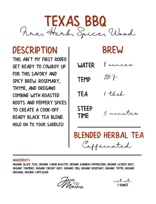 Texas BBQ Tea - Limited Stock!