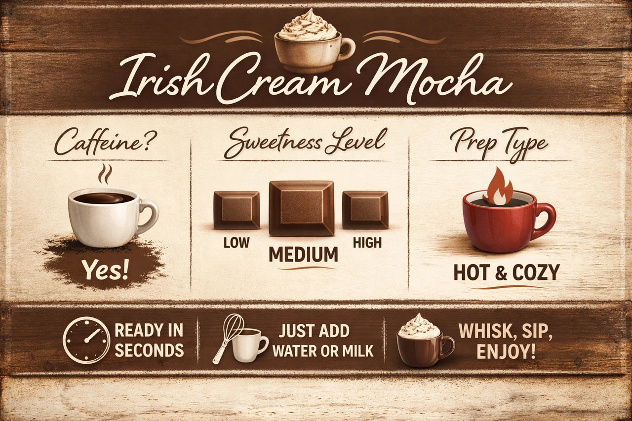 Irish Cream Mocha – Single Serve Drink Mix