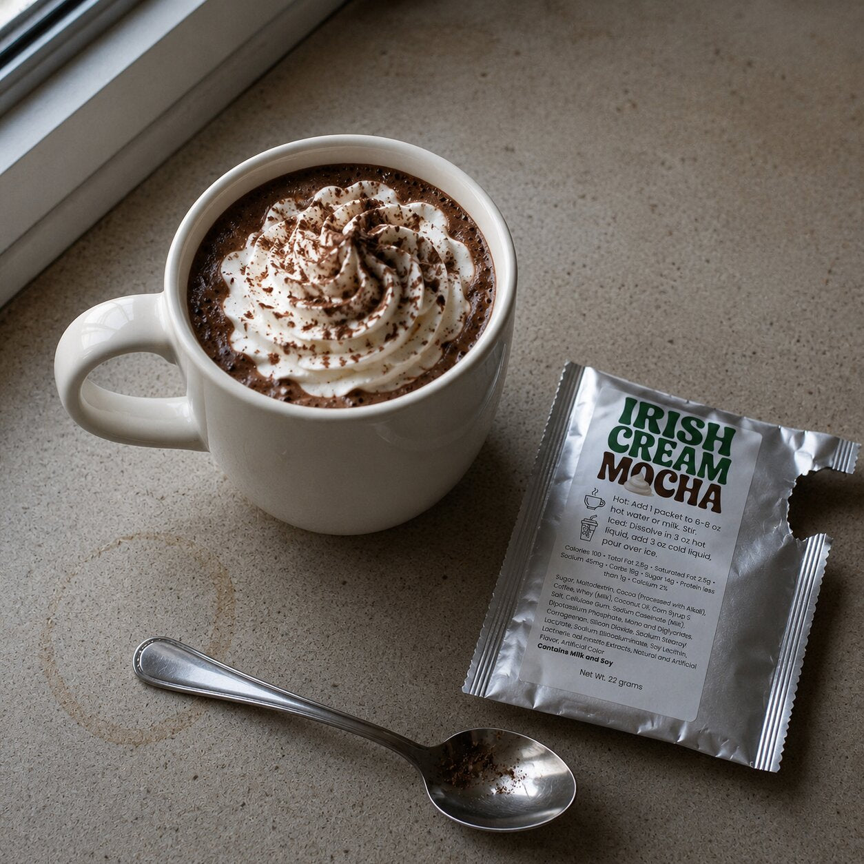 Irish Cream Mocha – Single Serve Drink Mix