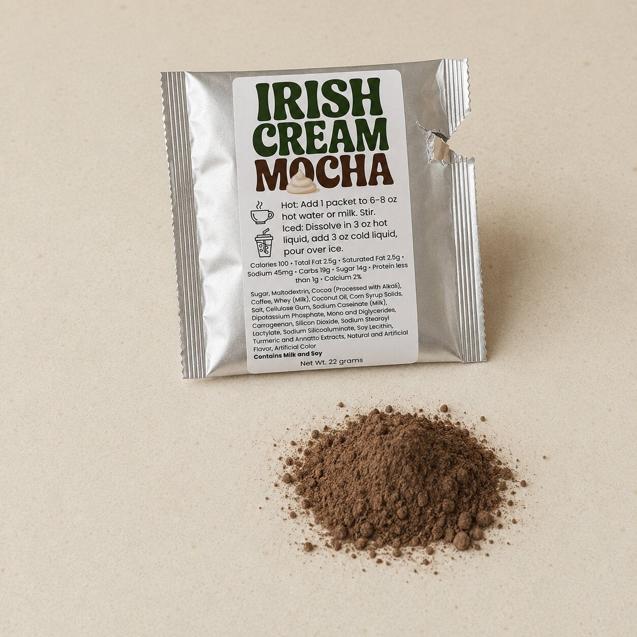 Irish Cream Mocha – Single Serve Drink Mix