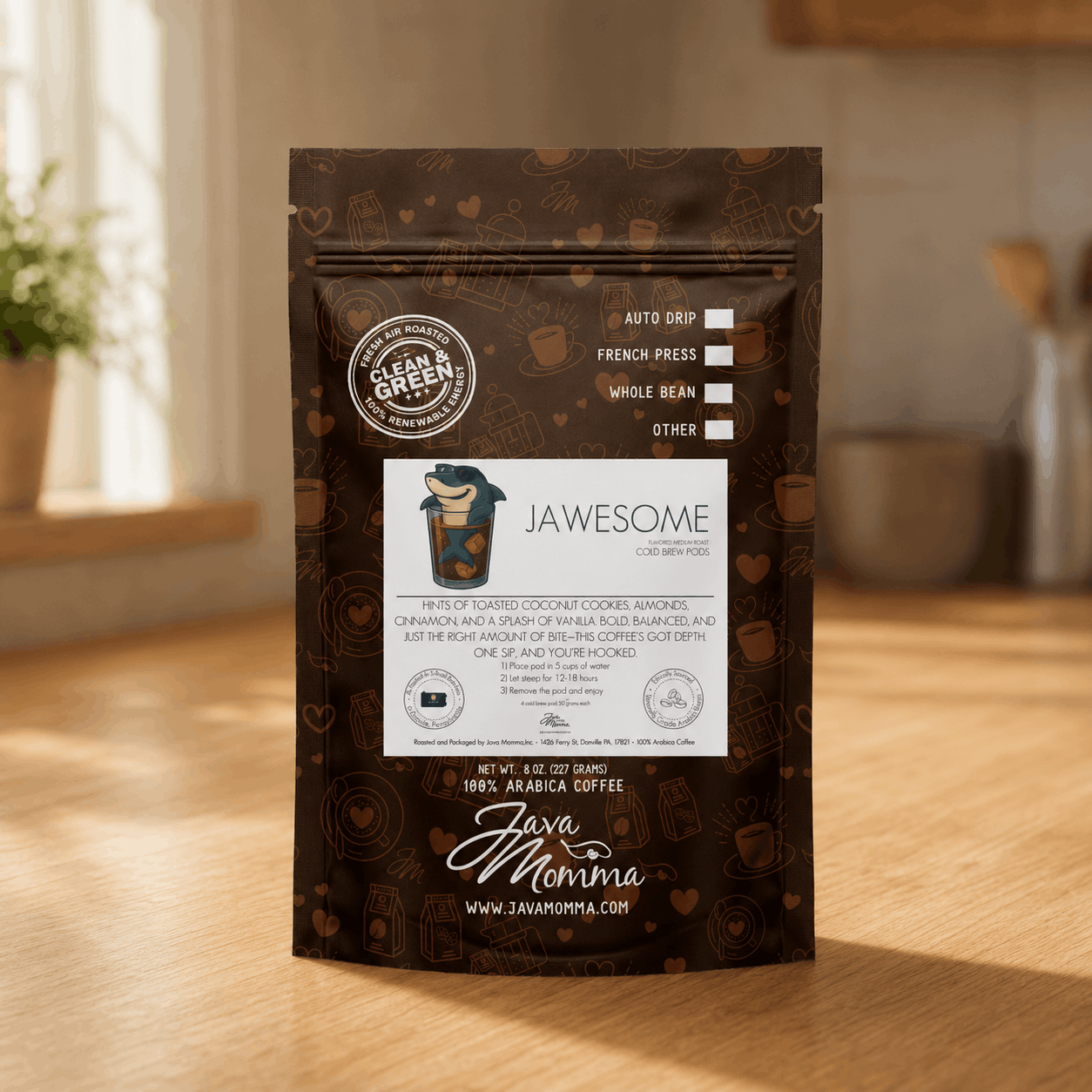 Java Peruvian Cold Brew Jawesome Cold Brew Pods | Java Momma