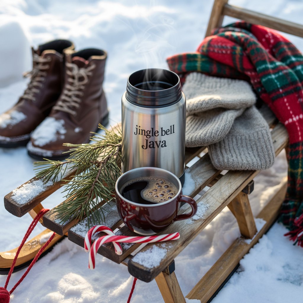 Jingle Bell Java – Festive Vanilla, Cinnamon, Caramel & Rum Blend 🎄🔔