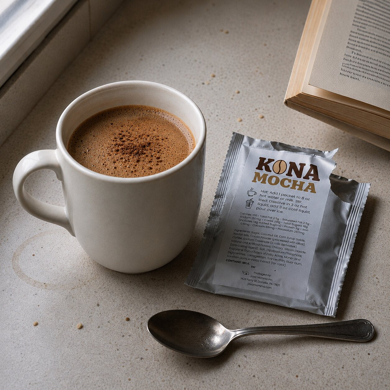 Kona Mocha Single-Serve Packets – Rich Hawaiian Coffee Meets Chocolate