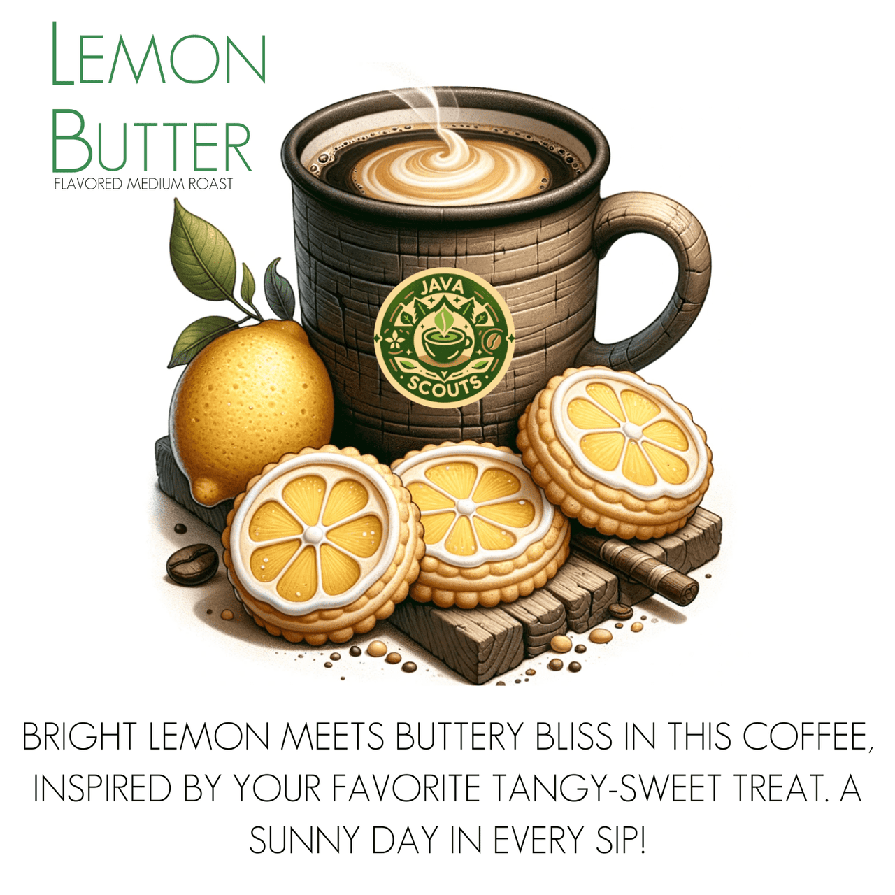 Lemon Butter Cookie Coffee - Java Scouts Collection - Java Momma