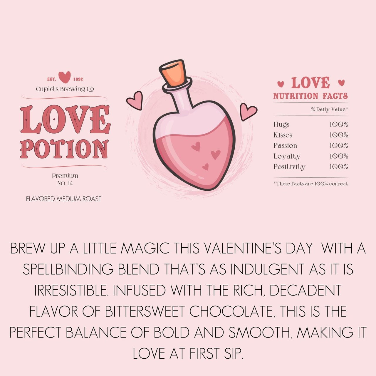 Love Potion Valentine’s Gift Set – Mug & Coffee Duo - Java Momma