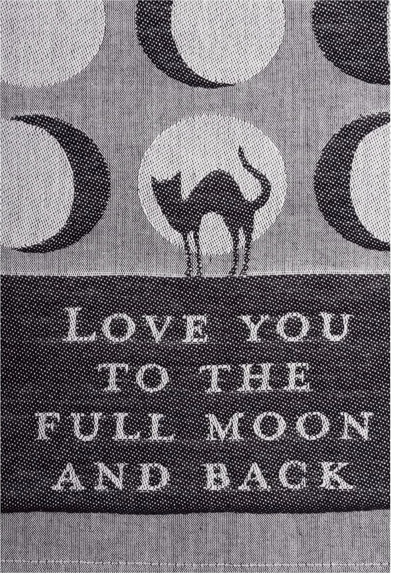 Love You to the Full Moon and Back - Moon Phase Towel - Java Momma